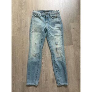 J BRAND Women's Skinny Jeans Size 26 Blue Destroy